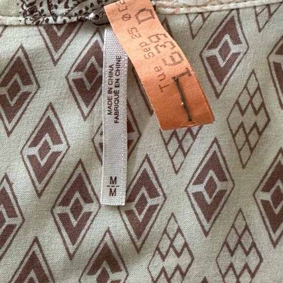 Free People Peacemaker Bohemian Printed High-Low Dress - Medium - Worn 1 Time - Picture 13 of 14